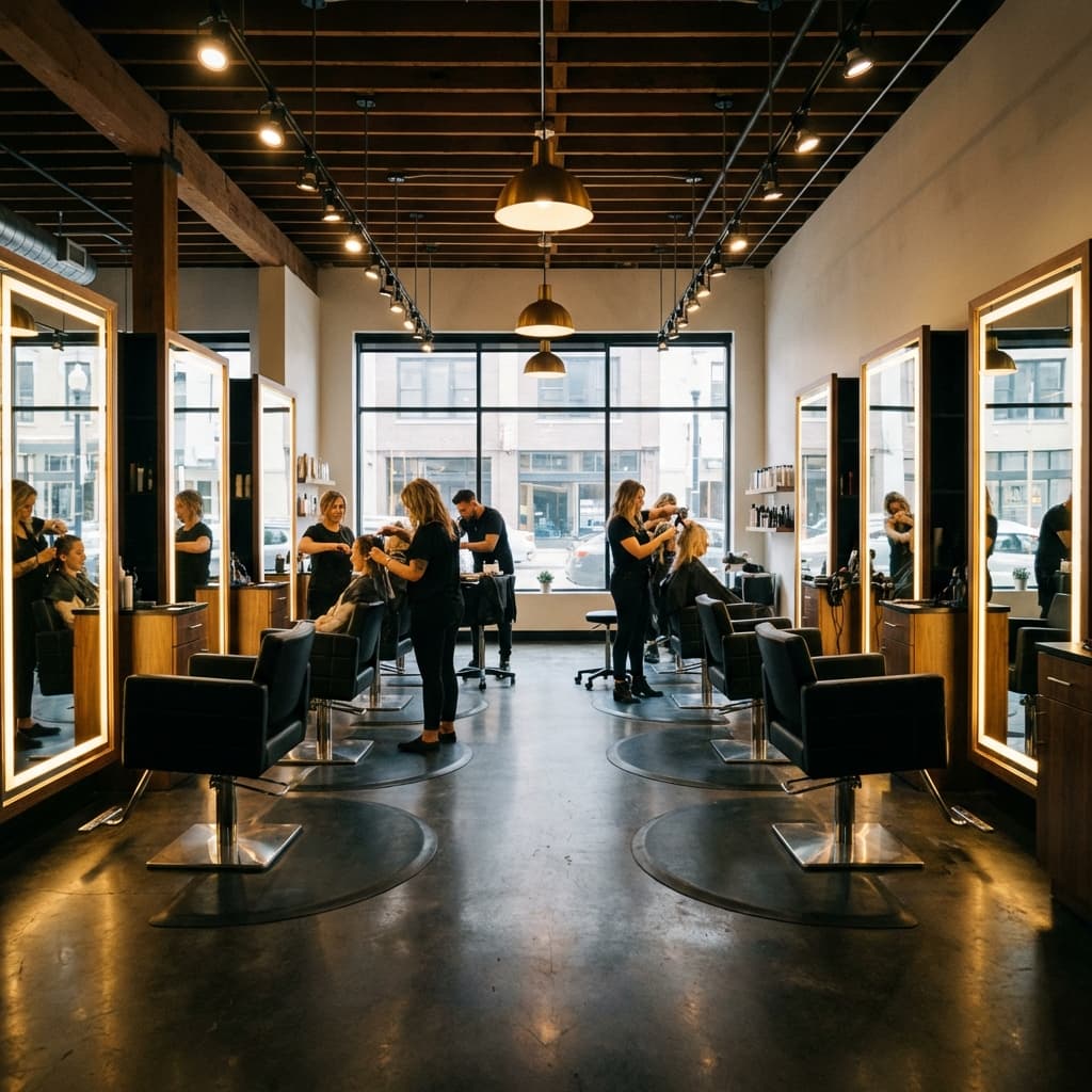 Salon Styling Floor